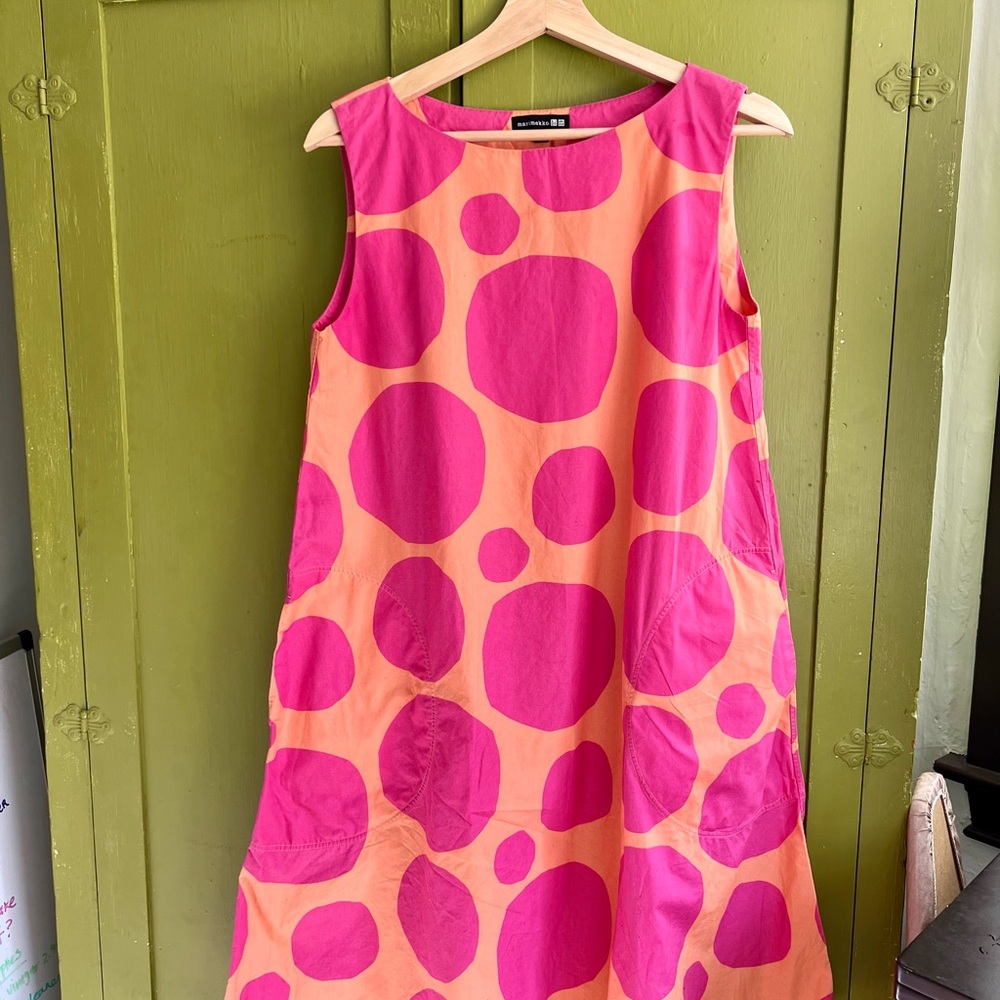 Marimekko Bold Pink and Orange Top